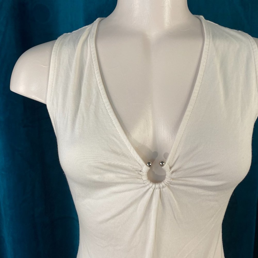 Guess Catrina Plunge Bodysuit White - Picture 3 of 8